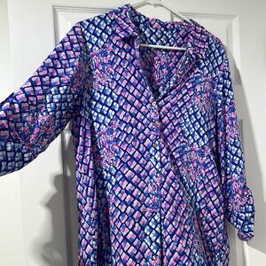 Shirt dress Lilly pulitzer size M.